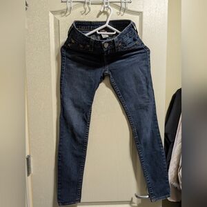 True Religion Dark Blue Skinny Jeans